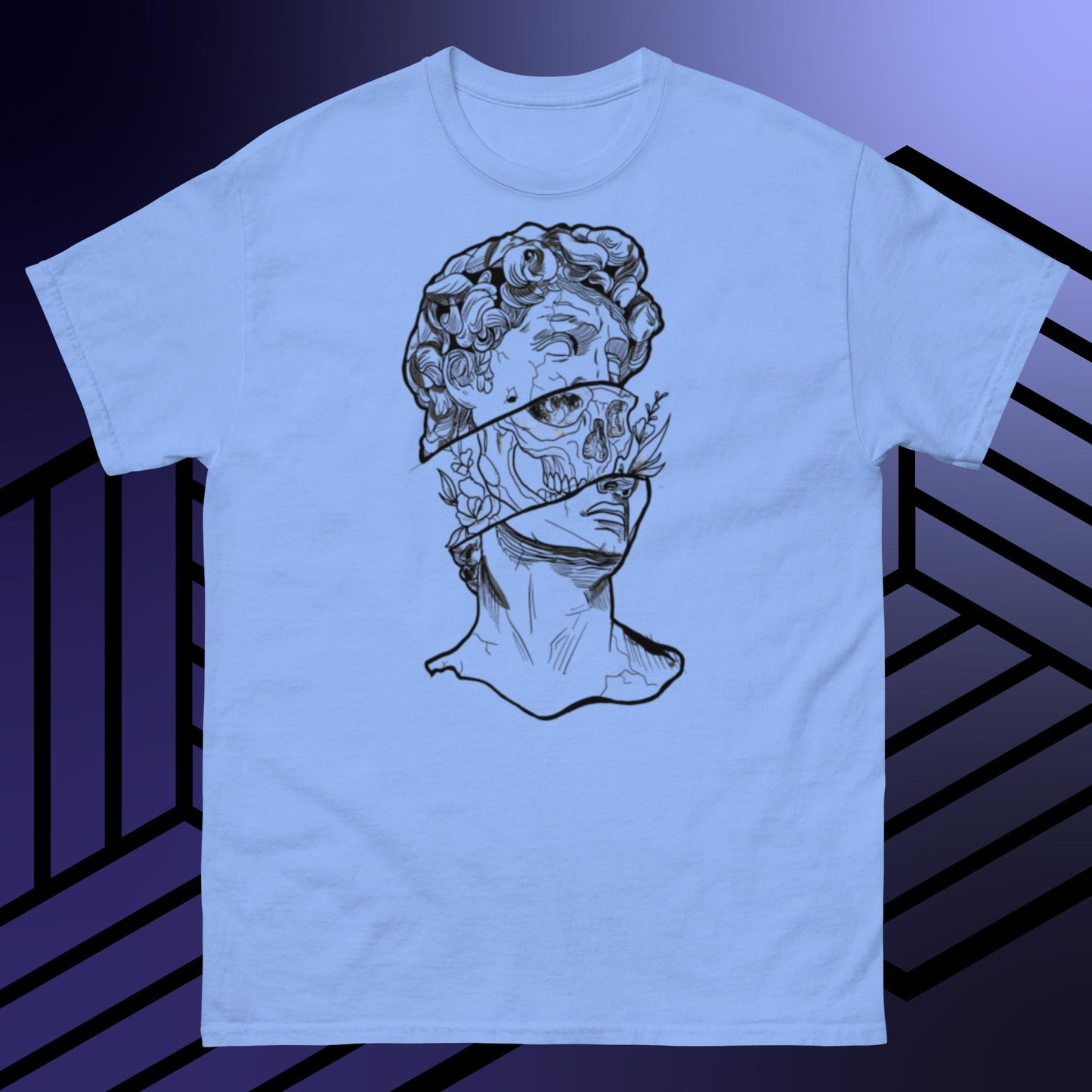 Men split tee
