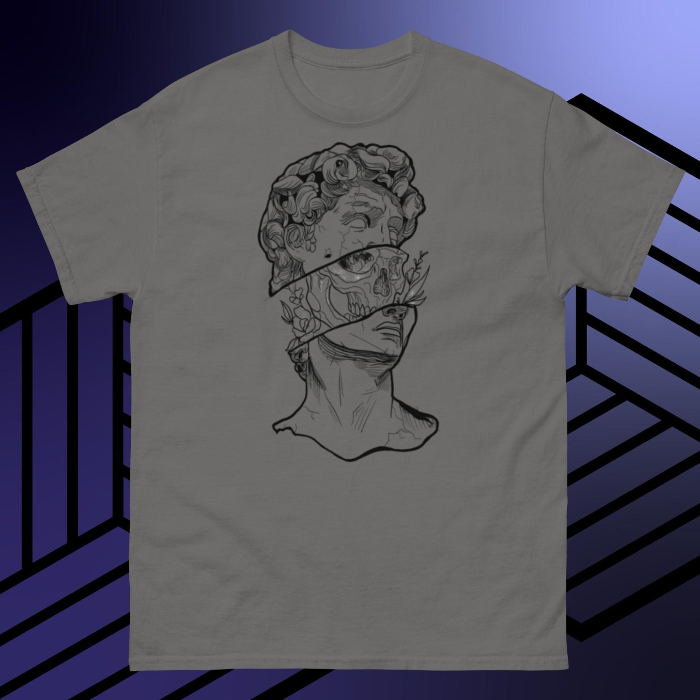 Men split tee