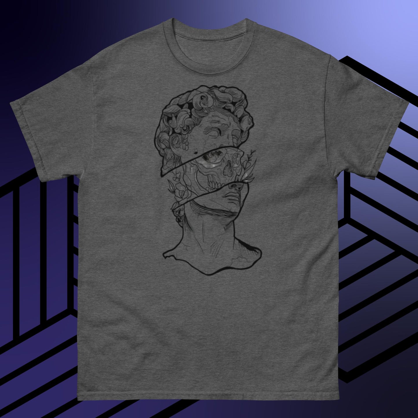 Men split tee