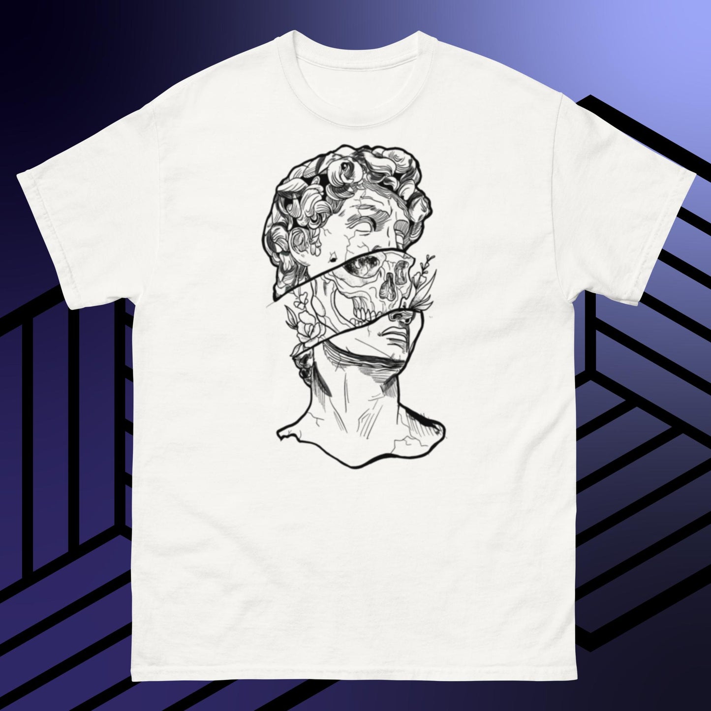 Men split tee