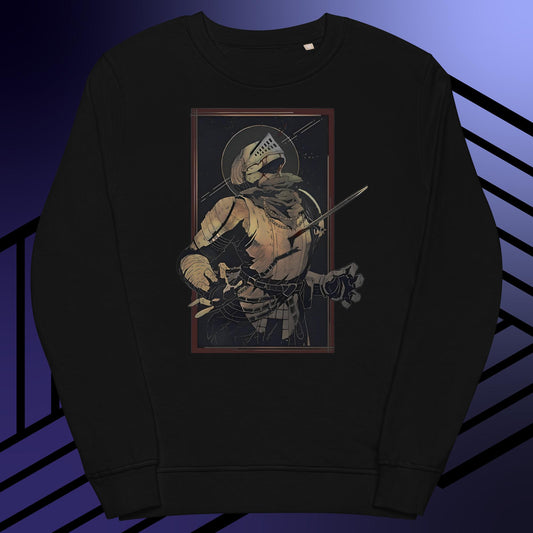Unisex organic stabbed sweatshirt