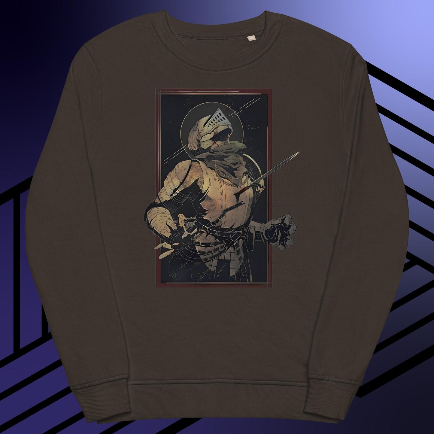 Unisex organic stabbed sweatshirt