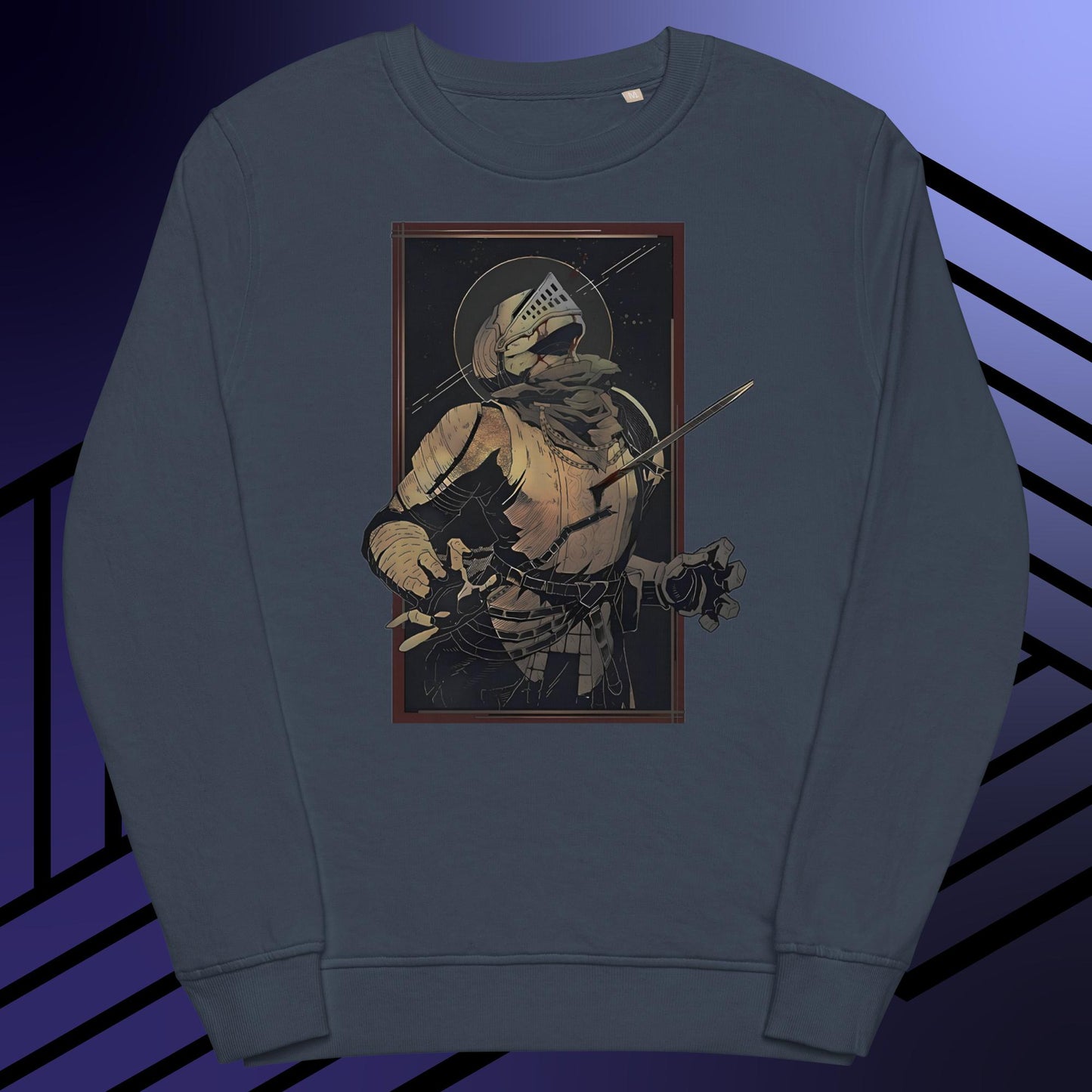 Unisex organic stabbed sweatshirt