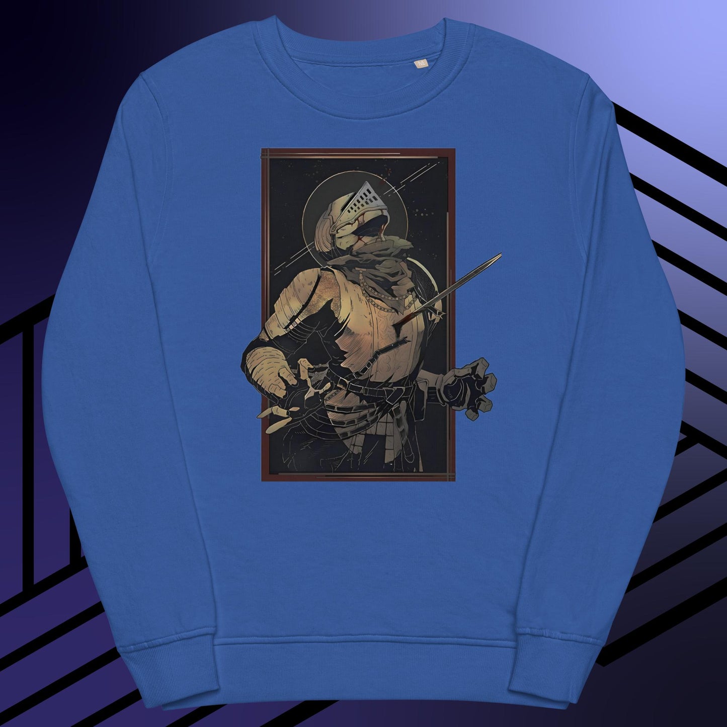 Unisex organic stabbed sweatshirt