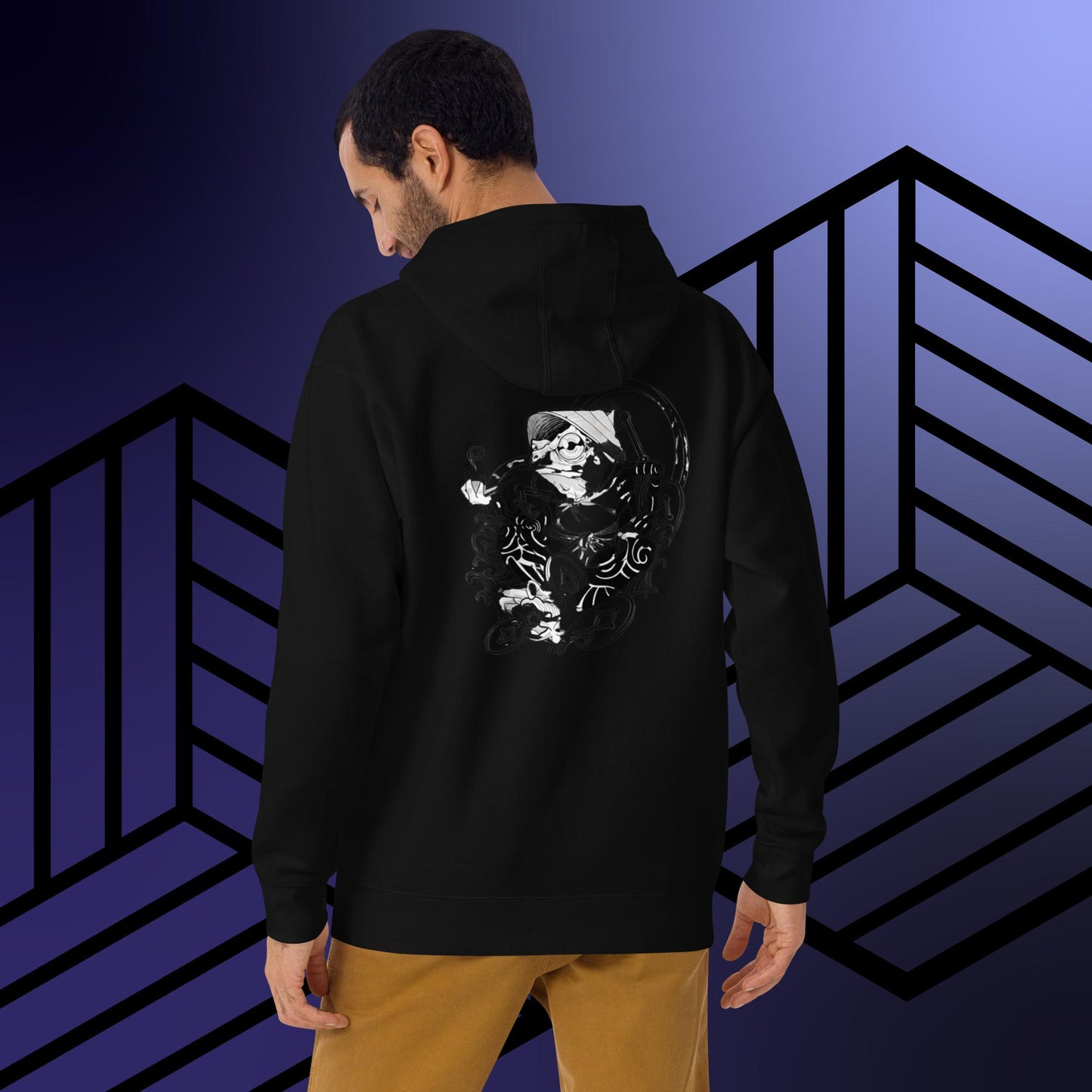 Unisex Smoking Frog Hoodie